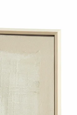 Light en Living Wandornament 90x3,5x120 cm MAREYA olijfgroen+crème New