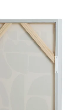 Light en Living Wandornament 60X3,5X80 cm CALDERA creme+zwart New