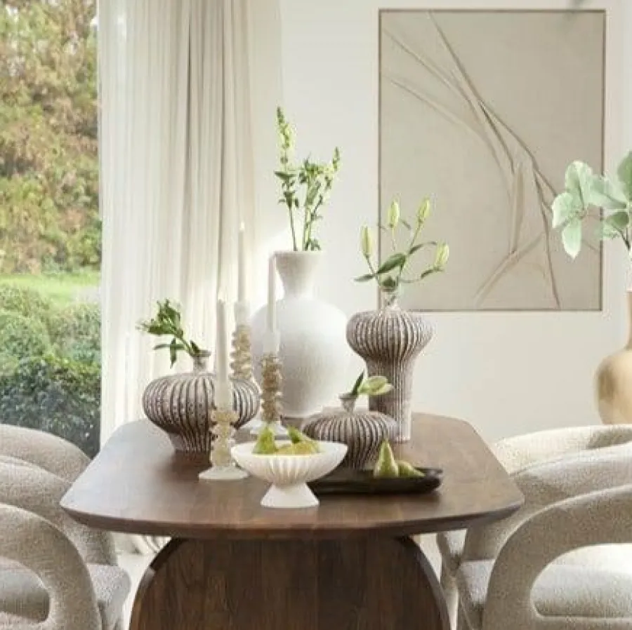 Light en Living Wandornament 90X2,5X120 Cm ELINOR Creme Hot