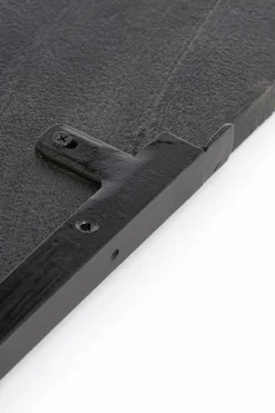 Light en Living Wandplank 70x17x2 cm GINOSA hout mat zwart Clearance