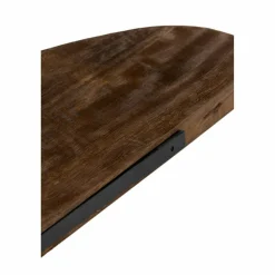 Light en Living Wandplank 100x25x3 cm GINOSU mat donker bruin Outlet