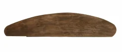 Light en Living Wandplank 80x20x3 cm GINOSU mat donker bruin New