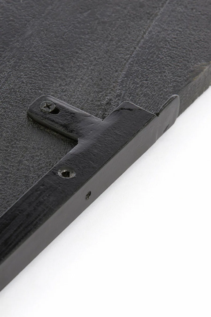 Light en Living Wandplank 110x25x3 cm GINOSA hout mat zwart New