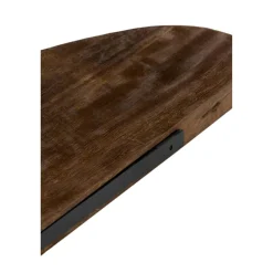 Light en Living Wandplank 70x17x3 cm GINOSU mat donker bruin Discount