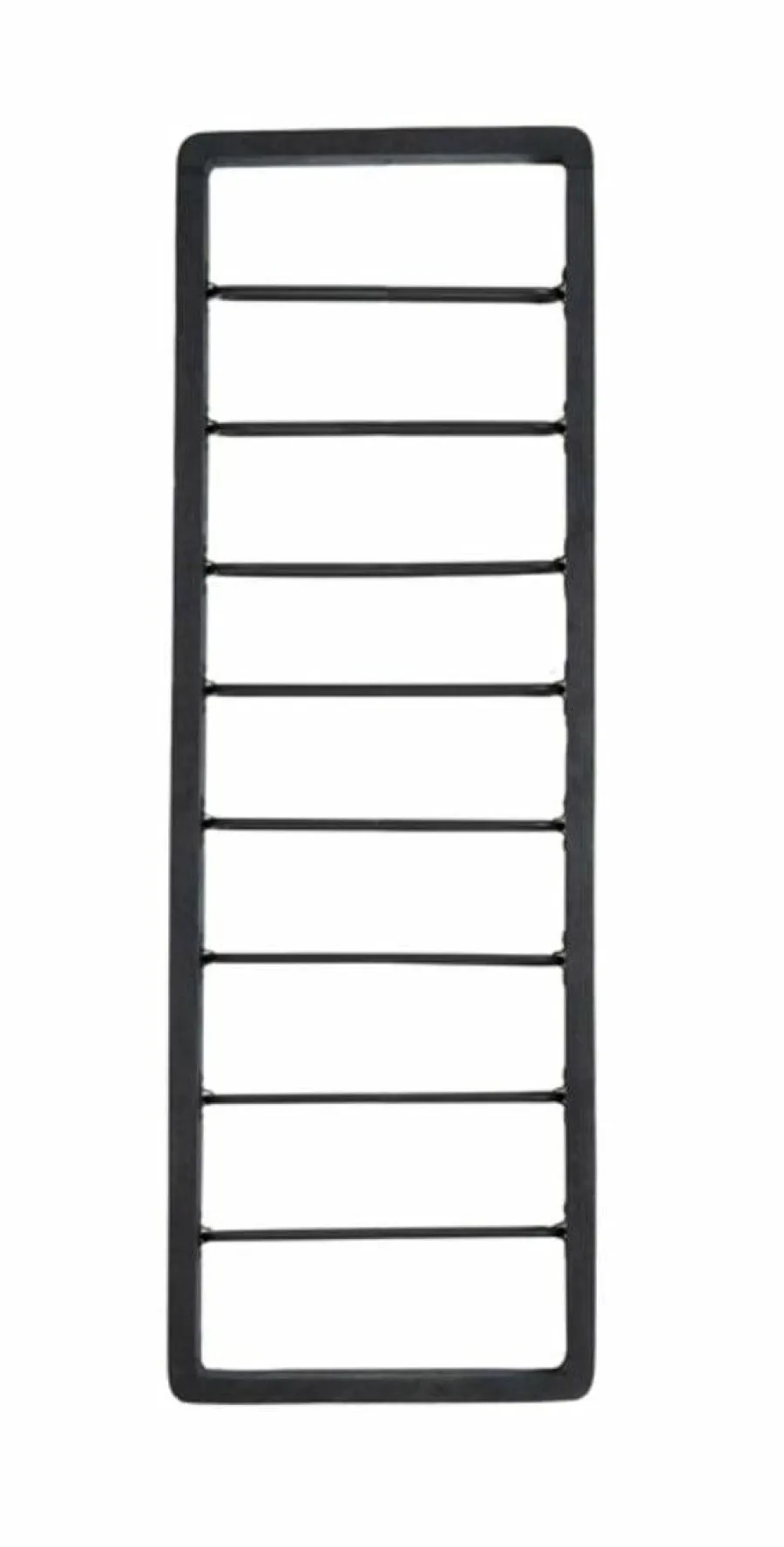 Light en Living Wijnrek 8 flessen 40x6x120 cm SORRENTO hout zwart+zwart