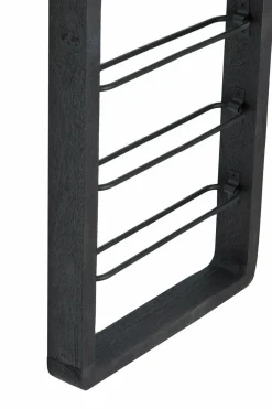 Light en Living Wijnrek 13 flessen 40x6x160 cm SORRENTO hout zwart+zwart Online