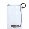 Light en Living Windlicht 23X18X33 cm DOLEGA glas helder+donkerbruin New