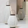 Light en Living Windlicht Ø32x40 cm Dazio Linen Natural+donkerbruin hout Online