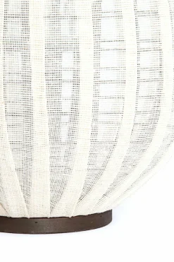 Light en Living Windlicht Ø38X70 cm DAZIO Linen Natural+donkerbruin hout New