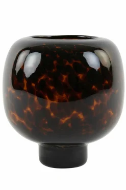 Light en Living Windlicht Ø21x21 cm ELIA glas bruin-d.bruin Clearance