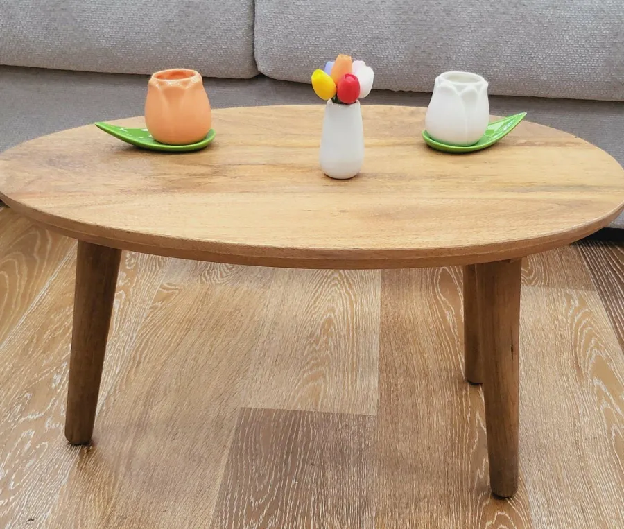 Nijwie Hamburg salontafel ovaal klein 60 cm Discount