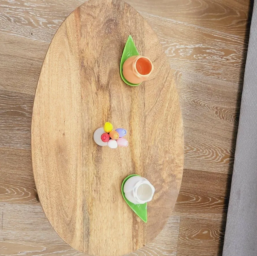 Nijwie Hamburg salontafel ovaal klein 60 cm Discount