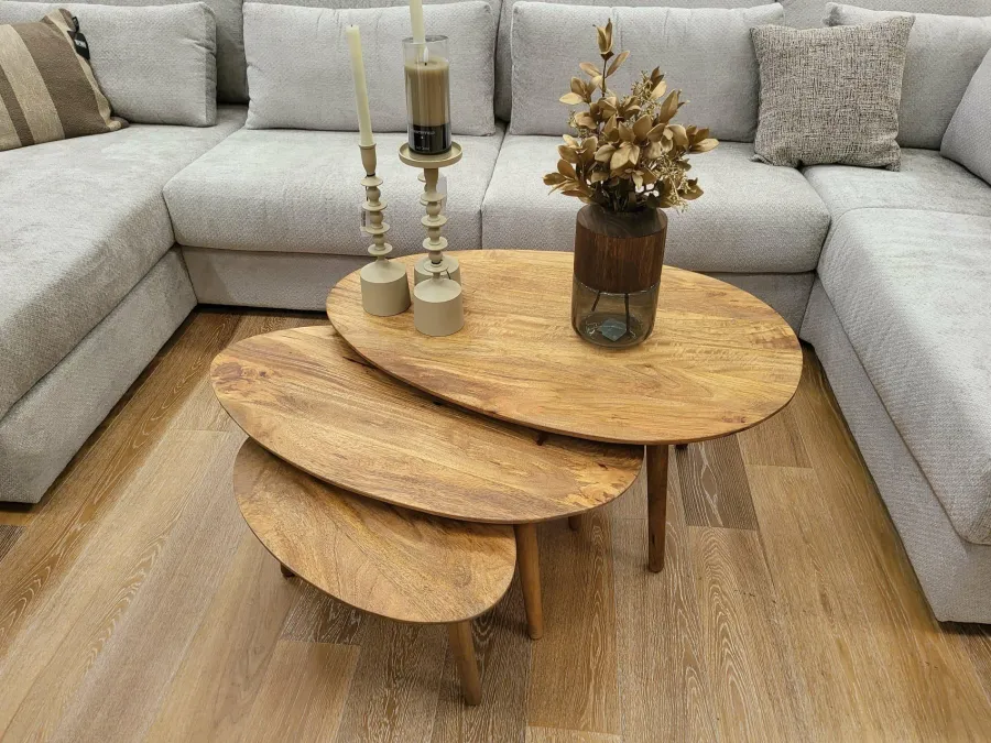 Nijwie Hamburg salontafel ovaal klein 60 cm Discount