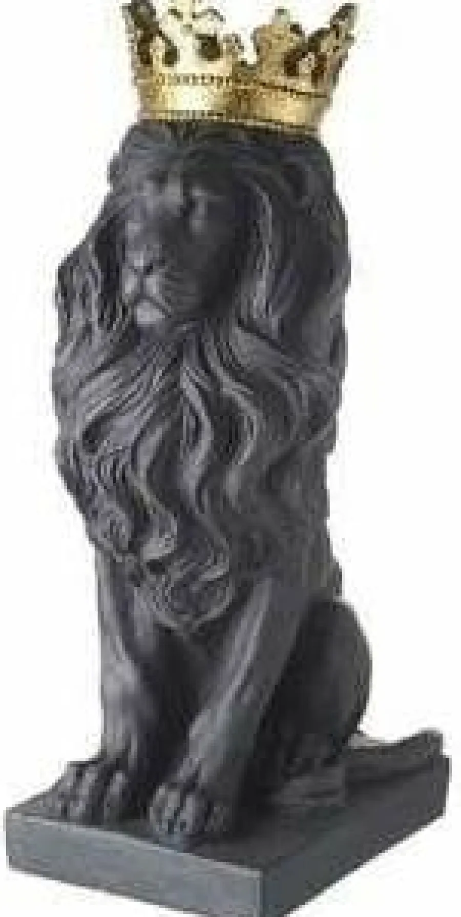 Parlane Ornament Lion KING zwart/goud Outlet