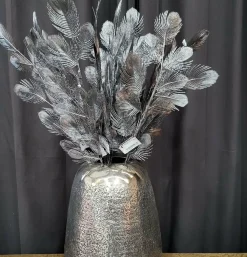 Parlane Ornament 10x2x76 cm PEACOCK FEATHER platinum Best