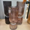 Parlane Vaas Ø10x26 cm OAKLYN glas smoke goud Online