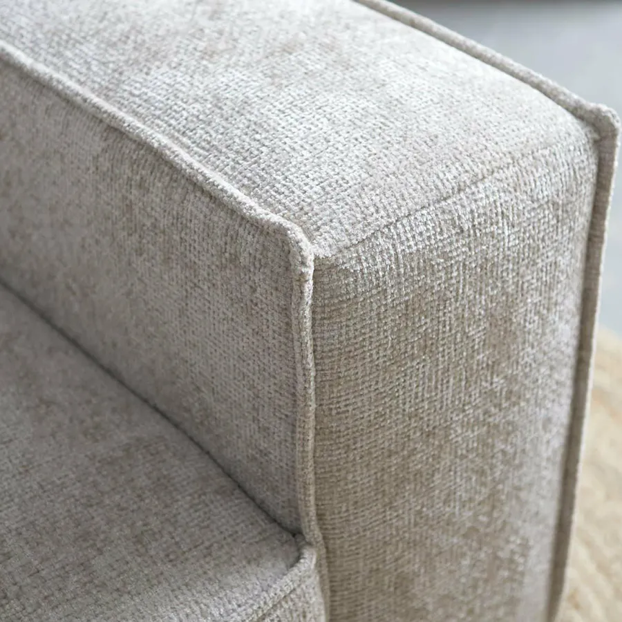 Pepp Interiors Hoekbank River - Ottoman links - Majestic 603 Hot