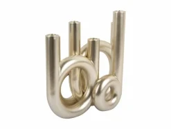 Present Time Kandelaar Rings groot - Metallic Goud Sale