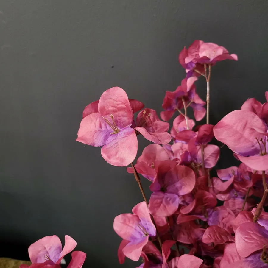 Present Time Kunsttak Flower Stem paars + roze Sale