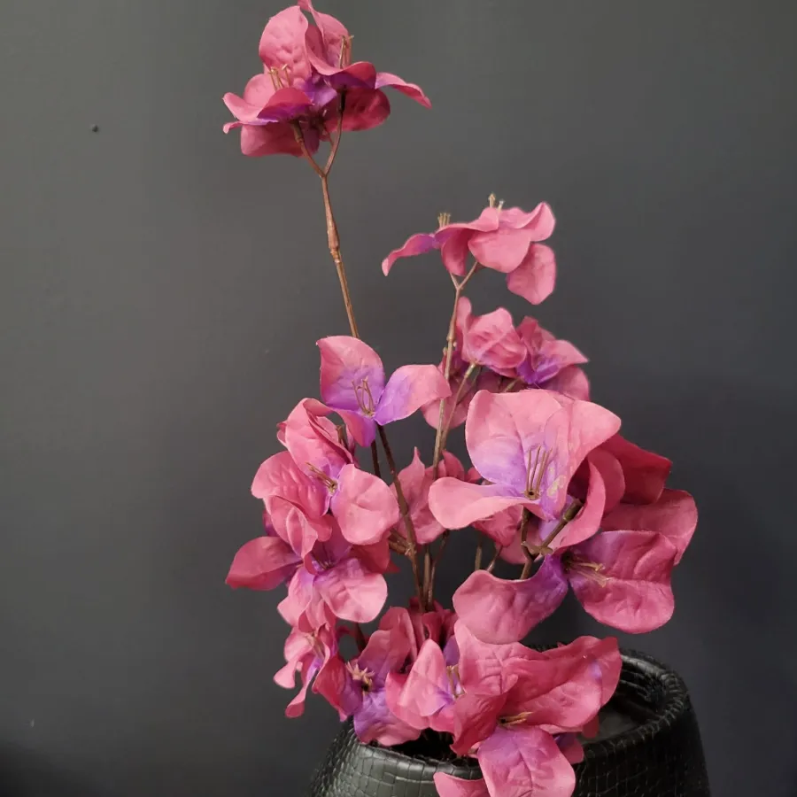 Present Time Kunsttak Flower Stem paars + roze Sale
