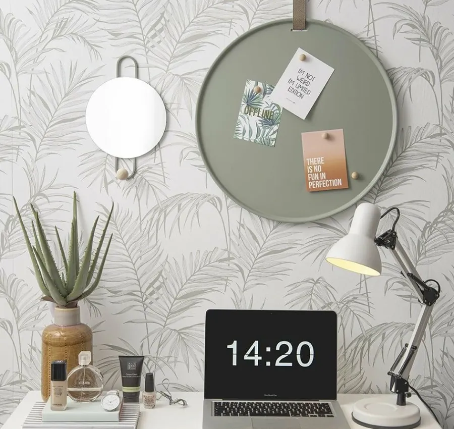 Present Time Memobord Perky metaal jadegroen met ophangbandje en 6 magneten Hot