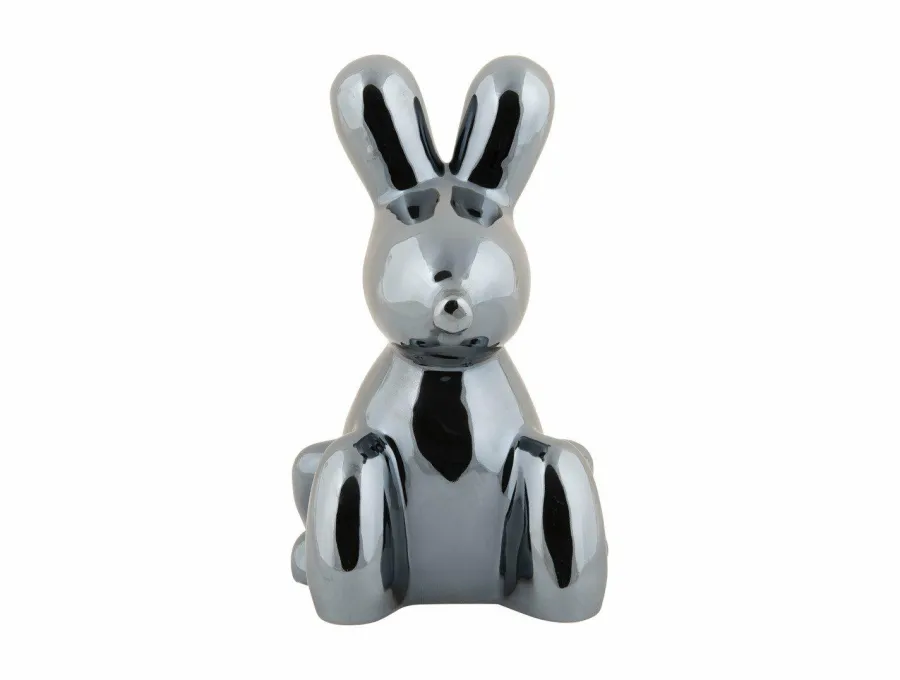 Present Time Ornament Balloon Bunny zwart