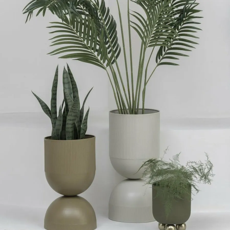 Present Time Plantenpot Tonar XL zacht warm grijs Clearance
