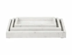 Present Time Schaal Marble Medium wit Discount