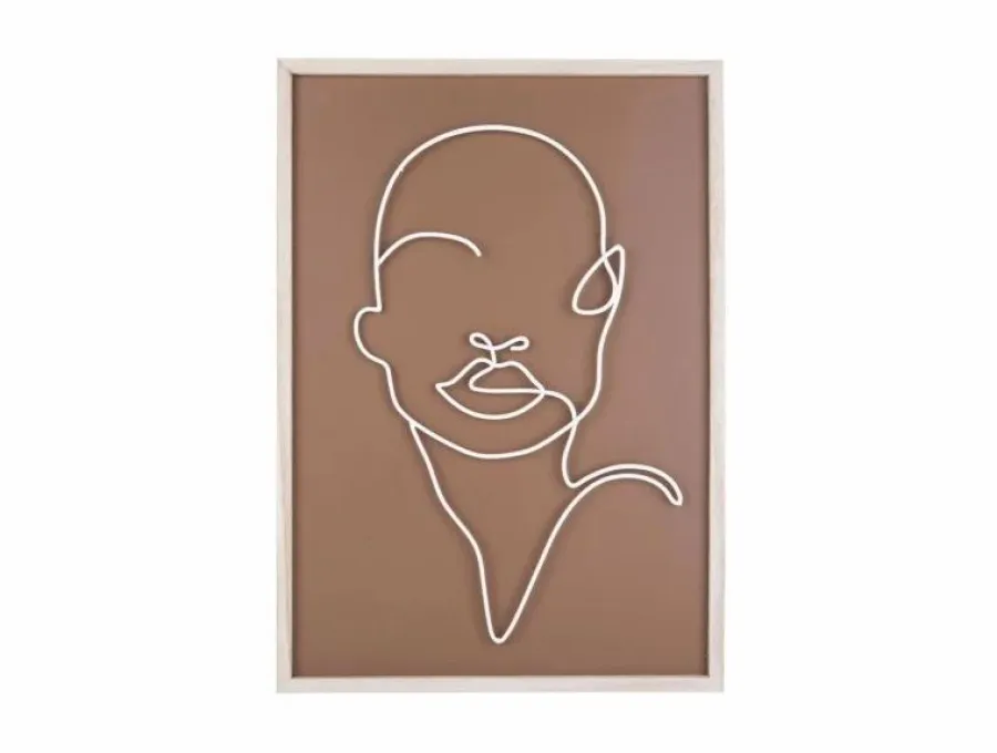 Present Time Schilderij Art Line Drawing groot Clearance