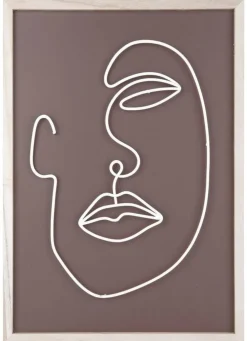 Present Time Schilderij Art Line Drawing Medium