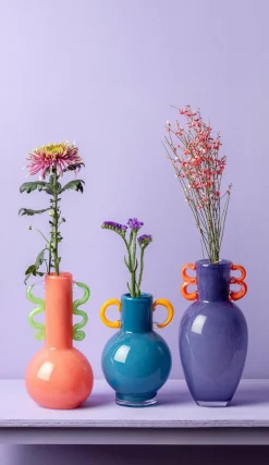 Present Time Vaas Fiesta Large helder paars Discount