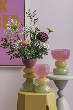 Present Time Vaas Funky Vibes glas groot multi colour Online