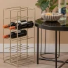 Present Time Wijnrek Dual Floor metaal goud Discount