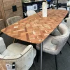 PTMD Eettafel Fieron Acacia naturel ovaal 240 cm - Showroommodel