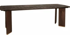 PTMD Eettafel Liber mango bruin gouden poot 200 cm New