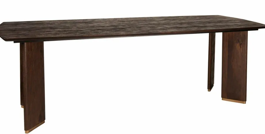 PTMD Eettafel Liber mango bruin gouden poot 280 cm Hot