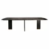PTMD Eettafel Liber mango zwart gouden poot 200 cm Outlet