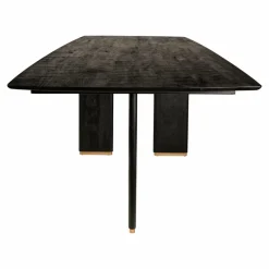 PTMD Eettafel Liber mango zwart gouden poot 200 cm Outlet