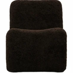 PTMD Fauteuil Oslo teddy coffee Discount
