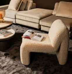PTMD Fauteuil Oslo teddy beige Hot