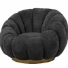 PTMD Fauteuil Daisy Euphoria Antraciet Outlet