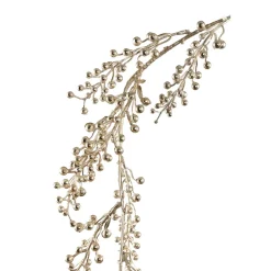 PTMD Kunsttak Berry Plant Zilver berry hanging spray Hot