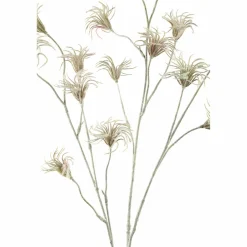 PTMD Kunsttak Garden Flower green clematis seed spray Discount
