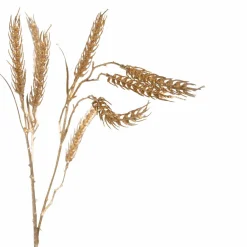 PTMD Kunsttak Leaves Plant gold metallic wheat spray Hot