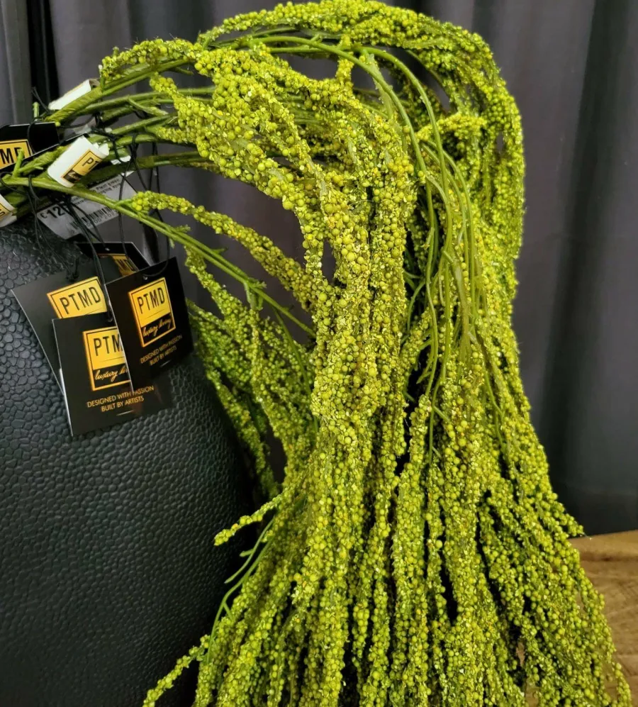 PTMD Kunsttak Twig Plant green amaranthus hanging spray Online