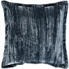 PTMD Kussen Senny Blauw velvet ruffle rim 45 x 45 cm Sale