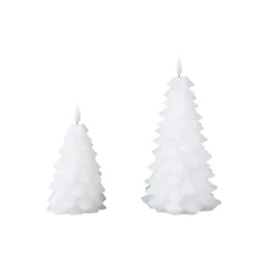 PTMD LED Kaars Boom sneeuw bewegende vlam L Discount