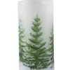 PTMD LED Licht Kaars groen tree met beweegbare vlam L Discount