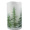 PTMD LED Licht Kaars groen tree met beweegbare vlam M Hot