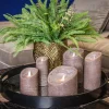 PTMD LED Light kaars met beweegbare vlam Bruin M Discount